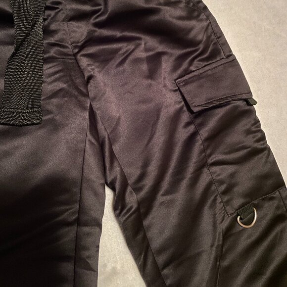 Refuge XS Black, Puffy, Belted Cargo Jogger - Picture 6 of 8